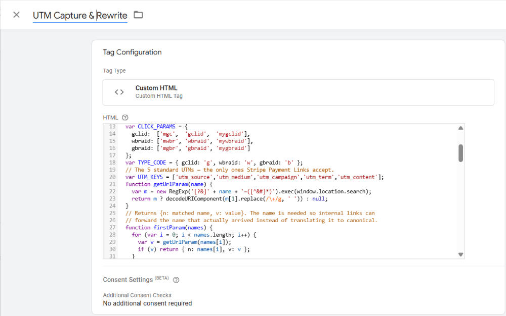 Google Ads B2B Conversion Tracking: UTM Forwarding